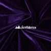 Dark Purple Stretch Velvet Fabric _ Spandex Fabric