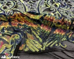 Diba Pink Geometric Stretch Sequin Fabric / Mesh Lace Fabric -Luxtex Store diba pink geometric stretch sequin fabric mesh lace fabric 729184