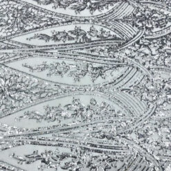 Elizabeth Embroidery Sequin Fabric Geometric Stretch Mesh -Luxtex Store elizabeth embroidery sequin fabric geometric stretch mesh 484687