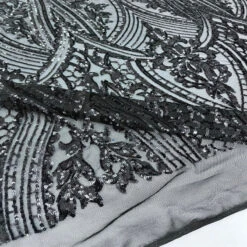 Elizabeth Embroidery Sequin Fabric Geometric Stretch Mesh -Luxtex Store elizabeth embroidery sequin fabric geometric stretch mesh 576834