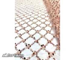 Embroidered Beaded Fabric Geometric Sequin Lace -Luxtex Store embroidered beaded fabric geometric sequin lace 439070