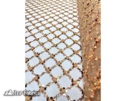Embroidered Beaded Fabric Geometric Sequin Lace -Luxtex Store embroidered beaded fabric geometric sequin lace 441765