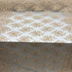 Embroidered Mesh Floral Beaded Lace Wedding Fabric -Luxtex Store embroidered mesh floral beaded lace wedding fabric 343565