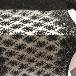 Embroidered Mesh Floral Beaded Lace Wedding Fabric -Luxtex Store embroidered mesh floral beaded lace wedding fabric 584690