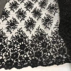 Embroidered Mesh Floral Beaded Lace Wedding Fabric -Luxtex Store embroidered mesh floral beaded lace wedding fabric 753528