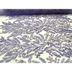 Embroidery Lace Fabric Hand Beaded Fabric With Sequin Mesh -Luxtex Store embroidery lace fabric hand beaded fabric with sequin mesh 129722