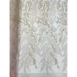 Embroidery Lace Fabric Hand Beaded Fabric With Sequin Mesh -Luxtex Store embroidery lace fabric hand beaded fabric with sequin mesh 566869