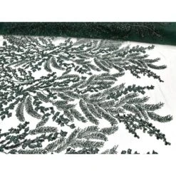 Embroidery Lace Fabric Hand Beaded Fabric With Sequin Mesh -Luxtex Store embroidery lace fabric hand beaded fabric with sequin mesh 868823