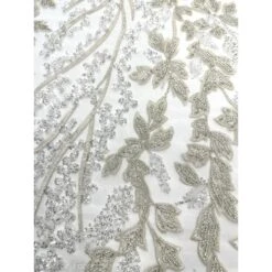 Embroidery Lace Fabric Hand Beaded Fabric With Sequin Mesh -Luxtex Store embroidery lace fabric hand beaded fabric with sequin mesh 998237