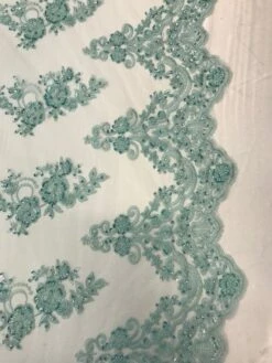 Fashion Wedding Dress Sequins Beaded Bridal Mesh Lace -Luxtex Store fashion wedding dress sequins beaded bridal mesh lace 229816