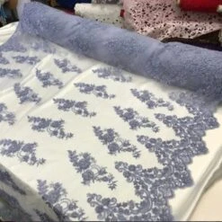 Fashion Wedding Dress Sequins Beaded Bridal Mesh Lace -Luxtex Store fashion wedding dress sequins beaded bridal mesh lace 300920