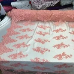 Fashion Wedding Dress Sequins Beaded Bridal Mesh Lace -Luxtex Store fashion wedding dress sequins beaded bridal mesh lace 586201