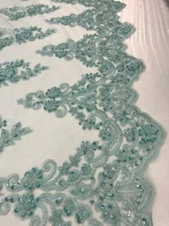 Fashion Wedding Dress Sequins Beaded Bridal Mesh Lace -Luxtex Store fashion wedding dress sequins beaded bridal mesh lace 834244