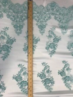 Fashion Wedding Dress Sequins Beaded Bridal Mesh Lace -Luxtex Store fashion wedding dress sequins beaded bridal mesh lace 957446