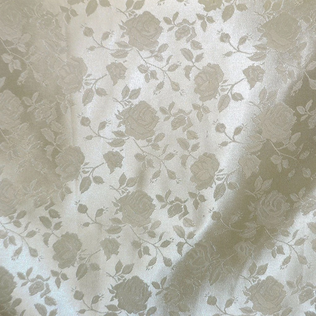 Floral Brocade Jacquard Satin Fabric / Floral Fabric 9 Floral Brocade Jacquard Satin Fabric / Floral Fabric - Image 7