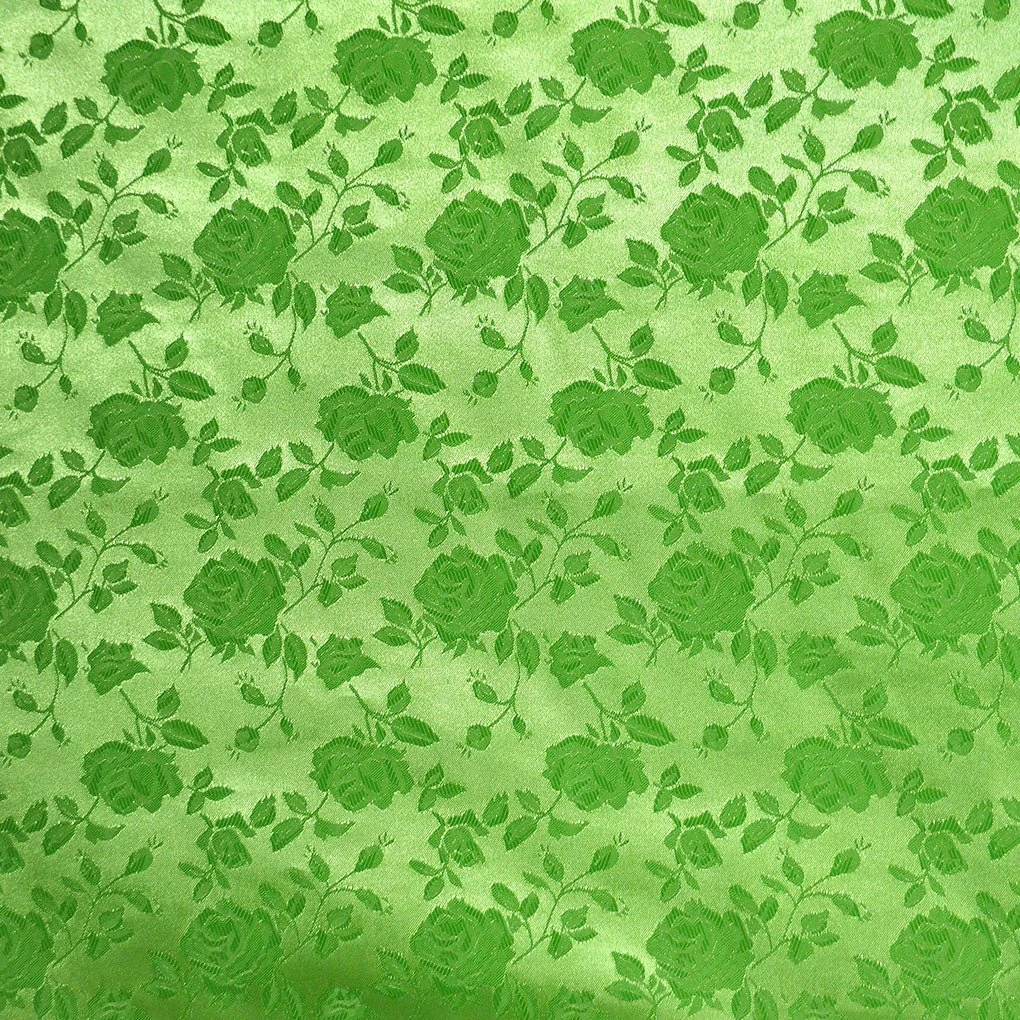 Floral Brocade Jacquard Satin Fabric / Floral Fabric 21 Floral Brocade Jacquard Satin Fabric / Floral Fabric - Image 19