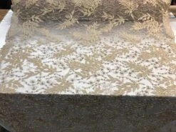 Floral Lace Fabric By The Yard_ Embroidered Beaded Fabric -Luxtex Store floral lace fabric by the yard embroidered beaded fabric 491375