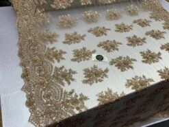 Flowers Floral Hand Beading Embroidery Lace Fabric By The Yard -Luxtex Store flowers floral hand beading embroidery lace fabric by the yard 388406