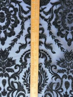 French Beaded Fabric, Lace Fabric Geometric By The Yard -Luxtex Store french beaded fabric lace fabric geometric by the yard 763050