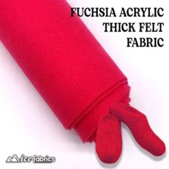 Fuchsia Acrylic Wholesale Felt Fabric 1.6mm Thick -Luxtex Store fuchsia acrylic wholesale felt fabric 16mm thick 312664