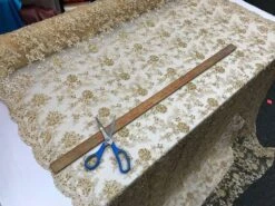 Gold Design Bridal Wedding Beaded Mesh Lace Fabric Sold By Yard -Luxtex Store gold design bridal wedding beaded mesh lace fabric sold by yard 467158