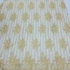 Gold Lace Fabric _ Embroidered Floral Flowers Lace On Mesh Fabric -Luxtex Store gold lace fabric embroidered floral flowers lace on mesh fabric 949516