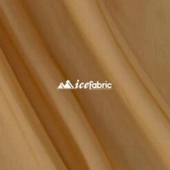 Gold Mia Chiffon Fabric / 60’’ Wide Soft Chiffon Sheer Fabric