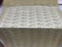 Gold Unique Design Embroidered Beaded Mesh Lace Bridal Veil Fabric -Luxtex Store gold unique design embroidered beaded mesh lace bridal veil fabric 718962