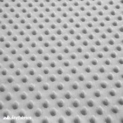 Gray Dimple Polka Dot Minky Fabric / Ultra Soft / -Luxtex Store gray dimple polka dot minky fabric ultra soft 450163