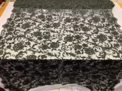 Hand Beaded Lace Fabric - Embroidery Floral Lace With Sequins And Flowers -Luxtex Store hand beaded lace fabric embroidery floral lace with sequins and flowers 392721