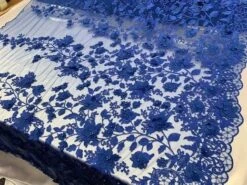 Handmade 3D Flowers Embroidered Beads And Pearls Beaded Mesh Lace Fabric -Luxtex Store handmade 3d flowers embroidered beads and pearls beaded mesh lace fabric 392229