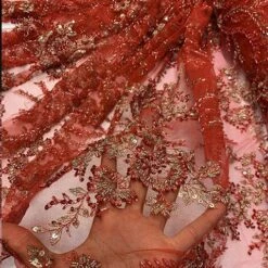 Handmade Floral Luxury Flowers Sequins Beaded Mesh Lace -Luxtex Store handmade floral luxury flowers sequins beaded mesh lace 396340