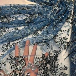 Handmade Floral Luxury Flowers Sequins Beaded Mesh Lace -Luxtex Store handmade floral luxury flowers sequins beaded mesh lace 947568