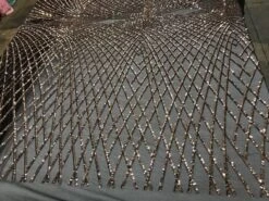 Heavy Bronze Embroidered 4 Way Stretch Sequin Wedding Prom Fabric Sold By The Yard -Luxtex Store heavy bronze embroidered 4 way stretch sequin wedding prom fabric sold by the yard 656302