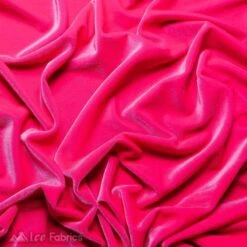 Hot Pink Wholesale Velvet Fabric Stretch | 60" Wide 11 Hot Pink Wholesale Velvet Fabric Stretch | 60" Wide -Luxtex Store hot pink wholesale velvet fabric stretch 60 wide 726892