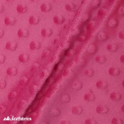 Minky Dot Fabric Blanket Fabric -Luxtex Store hotpinkMinkyDotFabricBlanketFabric2 dd9adff2 9611 413d 9d5f ac778c58cfc7