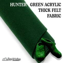 Hunter Green Felt Material Acrylic Felt Material 1.6mm Thick -Luxtex Store hunter green felt material acrylic felt material 16mm thick 134945