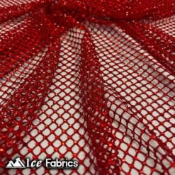 Iridescent Crystal Beaded 4 Way Stretch Fabric Fishnet -Luxtex Store iridescent crystal beaded 4 way stretch fabric fishnet 180736
