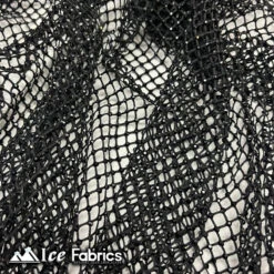 Iridescent Crystal Beaded 4 Way Stretch Fabric Fishnet -Luxtex Store iridescent crystal beaded 4 way stretch fabric fishnet 540716
