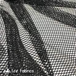 Iridescent Crystal Beaded 4 Way Stretch Fabric Fishnet -Luxtex Store iridescent crystal beaded 4 way stretch fabric fishnet 611319