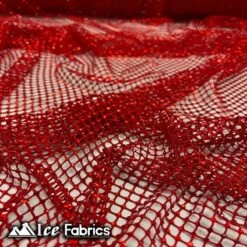 Iridescent Crystal Beaded 4 Way Stretch Fabric Fishnet -Luxtex Store iridescent crystal beaded 4 way stretch fabric fishnet 735506