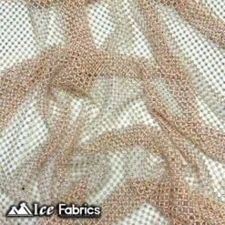 Iridescent Crystal Beaded 4 Way Stretch Fabric Fishnet -Luxtex Store iridescent crystal beaded 4 way stretch fabric fishnet 744247