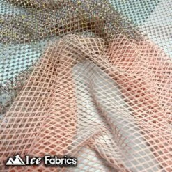Iridescent Crystal Beaded 4 Way Stretch Fabric Fishnet -Luxtex Store iridescent crystal beaded 4 way stretch fabric fishnet 759658