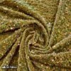 Iridescent Gold Emma Stretch Velvet Fabric With Embroidery Sequin -Luxtex Store iridescent gold emma stretch velvet fabric with embroidery sequin 595507