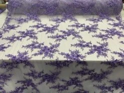 ITALIAN Heavy Embroidery Hand Beaded Mesh Lace Fabric Sold By The Yard -Luxtex Store italian heavy embroidery hand beaded mesh lace fabric sold by the yard 266386
