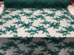 ITALIAN Heavy Embroidery Hand Beaded Mesh Lace Fabric Sold By The Yard -Luxtex Store italian heavy embroidery hand beaded mesh lace fabric sold by the yard 949212