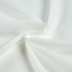 Ivory Mia Chiffon Fabric / Bridal Soft Chiffon Sheer Fabric
