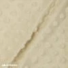 Ivory Minky Dot Fabric