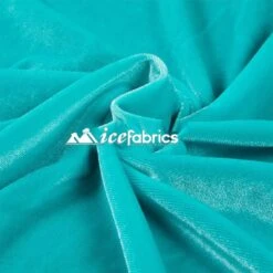 Jade Luxury Stretch Velvet Fabric _ Spandex Fabric
