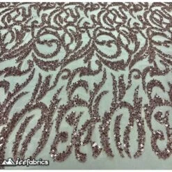 Jasmine Lace Embroidery Beaded Fabric With Sequin -Luxtex Store jasmine lace embroidery beaded fabric with sequin 138779